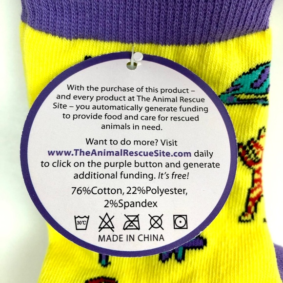 SOLD Women’s Cat Slipper Socks Paw-Print PVC Grip Dots. - Picture 2 of 5